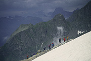 Dunkle Wolken im Osten